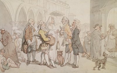 Visitors in Venice by Thomas Rowlandson